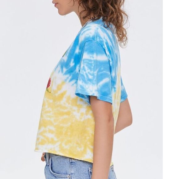 Poison Greatest Hits 1986-1996 Logo rock Tie Dye Official T-Shirt S/M NWT - Picture 2 of 4